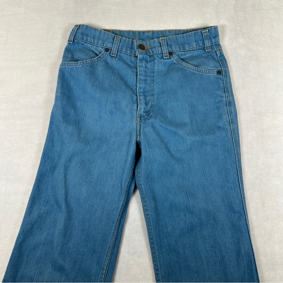 Levi’s vintage 70s jeans flare corduroy high rise hippie boho retro disco bell - Picture 8 of 13